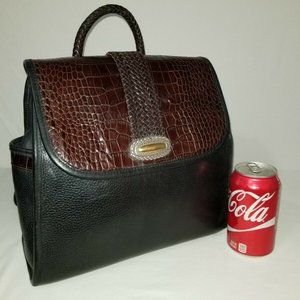 VTG Brighton Large Black / Brown Backpack